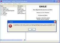 Eagle - problem z otwieraniem plików. Jak to naprawić?