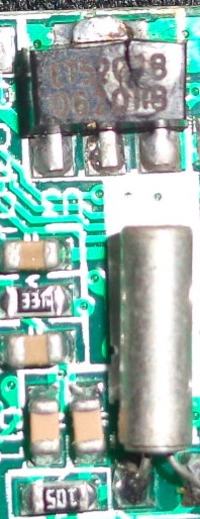 Identyfikacja i wymiana spalonego tranzystora w pendrive - zdjęcia w załączniku