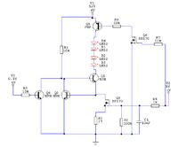 Duży zegarek Led 2.3" z termometrem