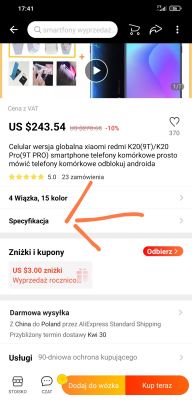 Xiaomi Mi 9T Pro z 2019 r. - zakup z Chin, stan baterii, wersja Redmi K20 Pro