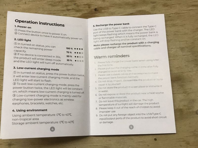 Instrukcja obsługi powerbanka Jelly 22,5 W