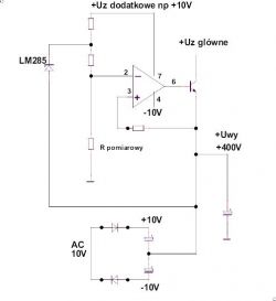 Liniowy regulator wysokiego napięcia: Projekt, PCB, zmiany w schemacie, IRFPG30, regulacja prądu