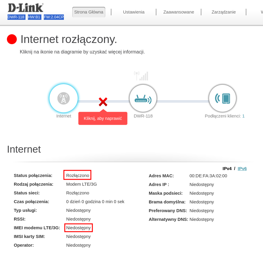 [Rozwiązano] D-link DWR-118 nie łączy się z modemem E398 - konfiguracja ...