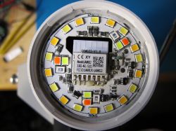 UAM022-V1.0 module in a smart RGBCCT bulb