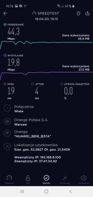 Wybór operatora LTE: T-mobile vs Orange, testy z Huawei B818