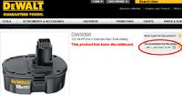 Akumulator DeWalt DW9096 18V XR+ NiCD - regeneracja - jakie ogniwa? Akumulator DeWalt DW9096 18V XR+ NiCD - regeneracja - jakie ogniwa?