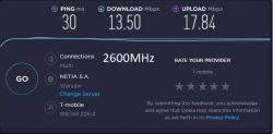 Bardzo niestały ping w grach, internet mobilny T-mobile