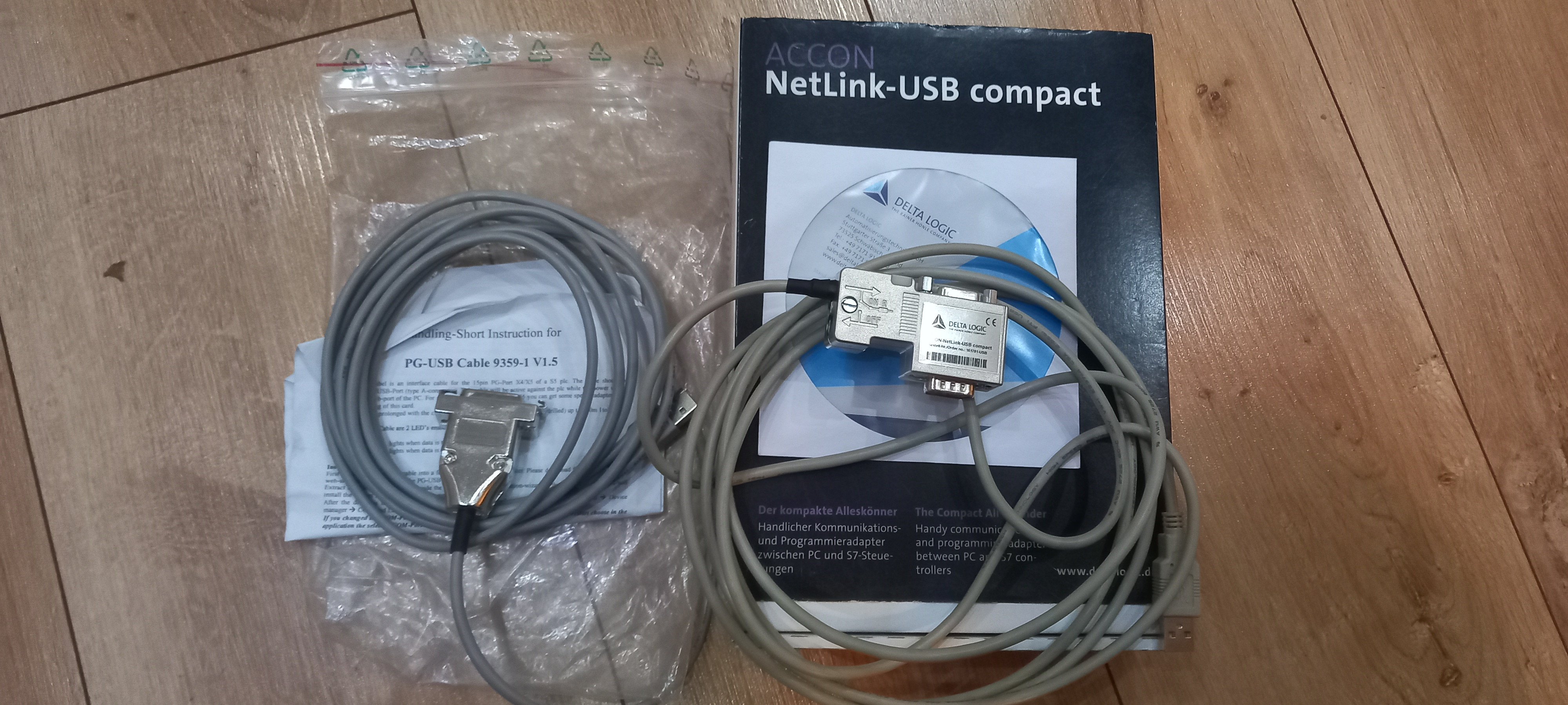 [Sprzedam] Adaptery: ACCON-NetLink-USB Compact I PG-USB Cable 9359-1 V1.5