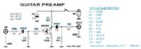 Preamp gitarowy - jak działa układ z tranzystorem i filtrem?