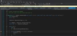 Screenshot of Visual Studio editor with a source code file open.