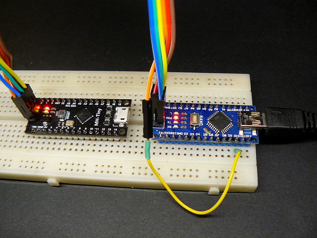 ATTINY88 - Jak wgrać program, np. Blink, na płytkę MH-ET LIVE Tiny88 16 ...