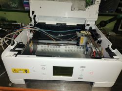 GRBL-Lasergravierer aus einem Tintenstrahldrucker