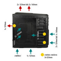 Jak zoptymalizować obieg powietrza w Gladius M60 z chłodzeniem wodnym Seidon 120M?