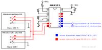 RS232 - Jak poprawnie podłączyć DB-9 do MAX232 i mikrokontrolera?