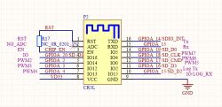 Tuya CR3L Module Connection Diagram Block diagram of Tuya CR3L module with pins and connections
