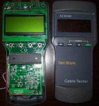 Schemat i instrukcja serwisowa do testera LAN SC8108 - problem z zasilaniem 2.0V