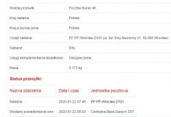 Shipment from Aliexpress shipping status