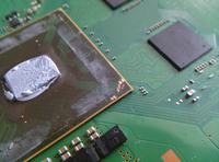 PS3 slim 120GB - Uszkodzenie CPU po zdjęciu IHS, konsola nie włącza się