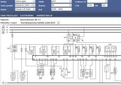 VW Passat B5FL 1,8T AWT - schemat elektryczny komputera silnika 4b0906018CG