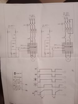 Podłączanie softstartu Schneider ATS01N109FT do maszyny - zasilanie i sterowanie