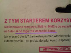 T-Mobile - ile miesięcy ma roczna ważność konta? T-Mobile - ile miesięcy ma roczna ważność konta?