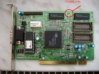 Karta graficznej Cirrus Logic GD5446-hc-a brak elektrolitu!