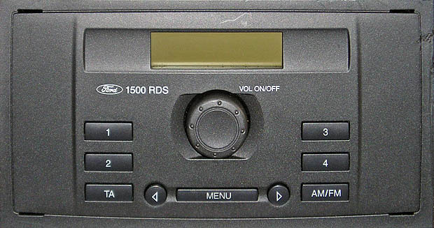 jak zaakceptować kod radia Ford 1500 RDS elektroda.pl