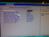 Zablokowane opcje do podkręcania procesora w BIOSie.