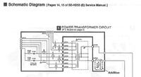 Technics SE-HD55 - wartości napięć z transformatora do podłączenia 240V