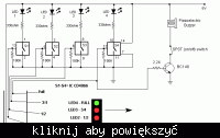 Wskaźnik poziomu cieczy w zbiorniku. Sterowanie pompą. Wskaźnik poziomu cieczy w zbiorniku. Sterowanie pompą.