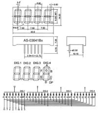 [attiny2313][bascom] Obsługa wyświetlacza LED x 4