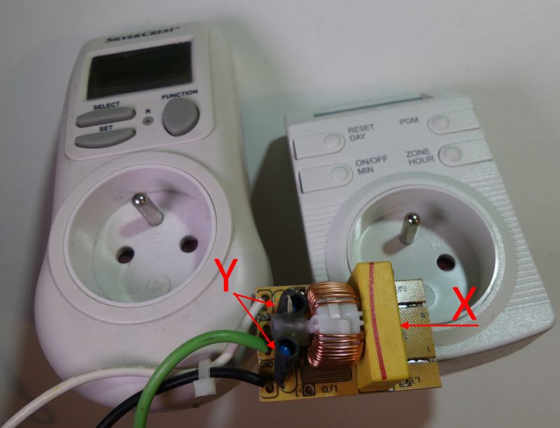 Why film capacitors lose their capacity - MKP X2 capacitor section