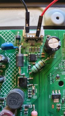 PHILIPS 32PHT4112/12 PF7708B - Zbyt niskie napięcie na wyjściu led, brak podświ
