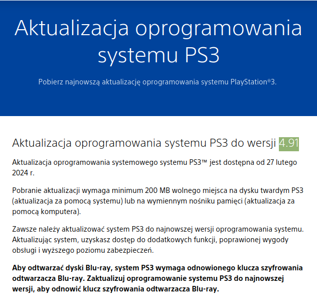 [Rozwiązano] PS3 Slim zawiesiła się na 99% podczas aktualizacji systemu ...