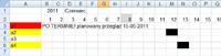 excel - prównanie wielu dat + formatowanie warunkowe