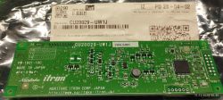 Green VFD PCB Noritake CU20029-UW1J with electronic components and label