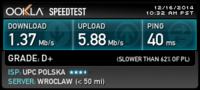 Wolne działanie internetu przez wifi Wolne działanie internetu przez wifi
