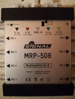 Jak prawidłowo podłączyć 8 kabli antenowych do multiswitcha?