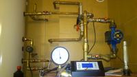 Which bimetallic thermostat should I use for a 25kW eco-coal stove with IRYD RTZ?