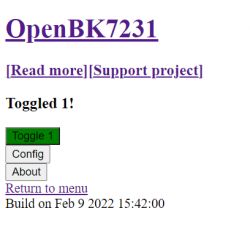 [BK7231T] My HTTP server, configurator, MQTT support from Home Assistant
