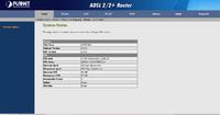 Test ADSL router planet adw 4401A v4