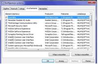 Lenovo B580 - Jakie programy bezpiecznie wyłączyć z autostartu?