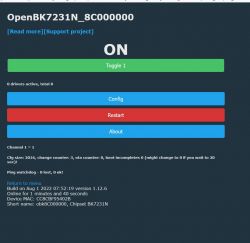 Qiachip Smart Switch - BK7231N / CB2S - interior, programming