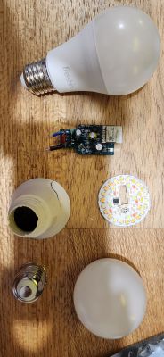 Disassembly and Flashing Openbeken on Freshin E27 A60 RGBW WiFi Light Bulb [BK7231T, WB2L, SM2135]
