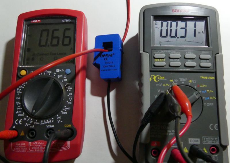 Cheap current transformers - tests and applications