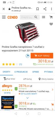 Jaką szafkę narzędziową wybrać do warsztatu? Do 3000 zł.