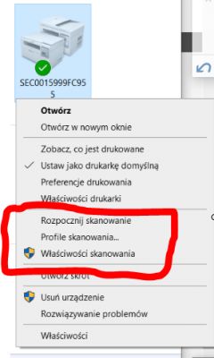 Samsung SCX-3405W - Instalacja na Windows 10 bez uprawnień administratora