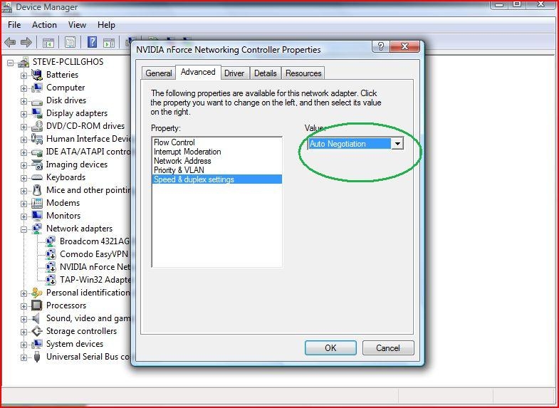 Nforce network controller