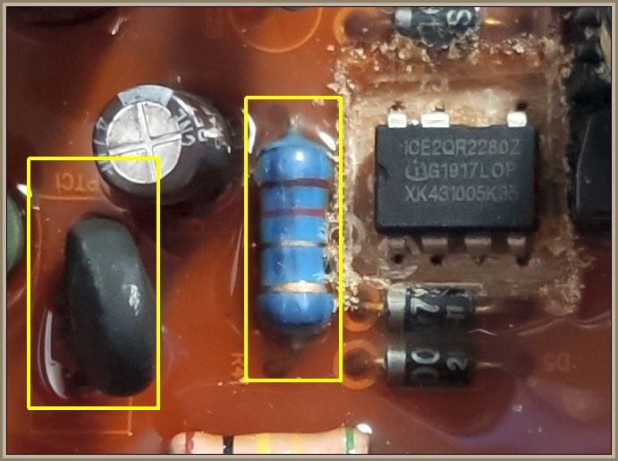 Samsung Eco Bubble WF70F5E5W2W - Brak reakcji, wymiana kondensatora i układu ICE2QR2280Z bez skutku