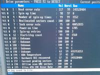 ST3320813AS ma 3 warningi i nie mozna zobaczyc SMARTu